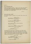 Moe Howard's 27pp. Script Dated December 1936 for The Three Stooges Film ''Dizzy Doctors'' -- Very Good Plus Condition